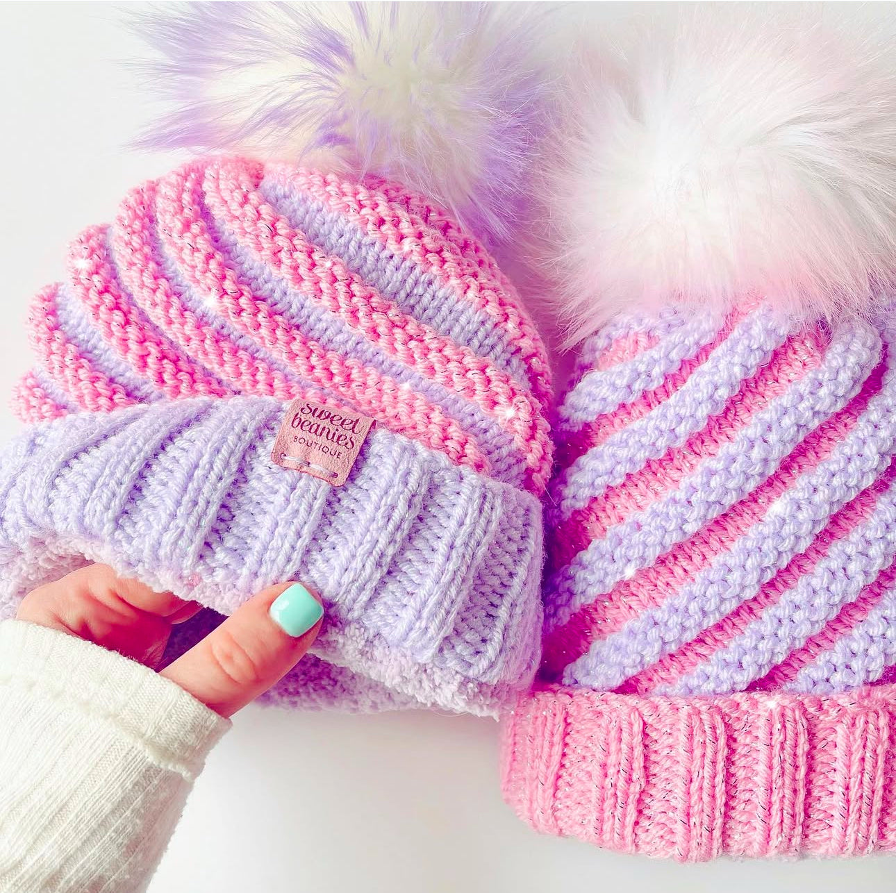Candy Ripple Beanie | PDF Pattern | Knitting