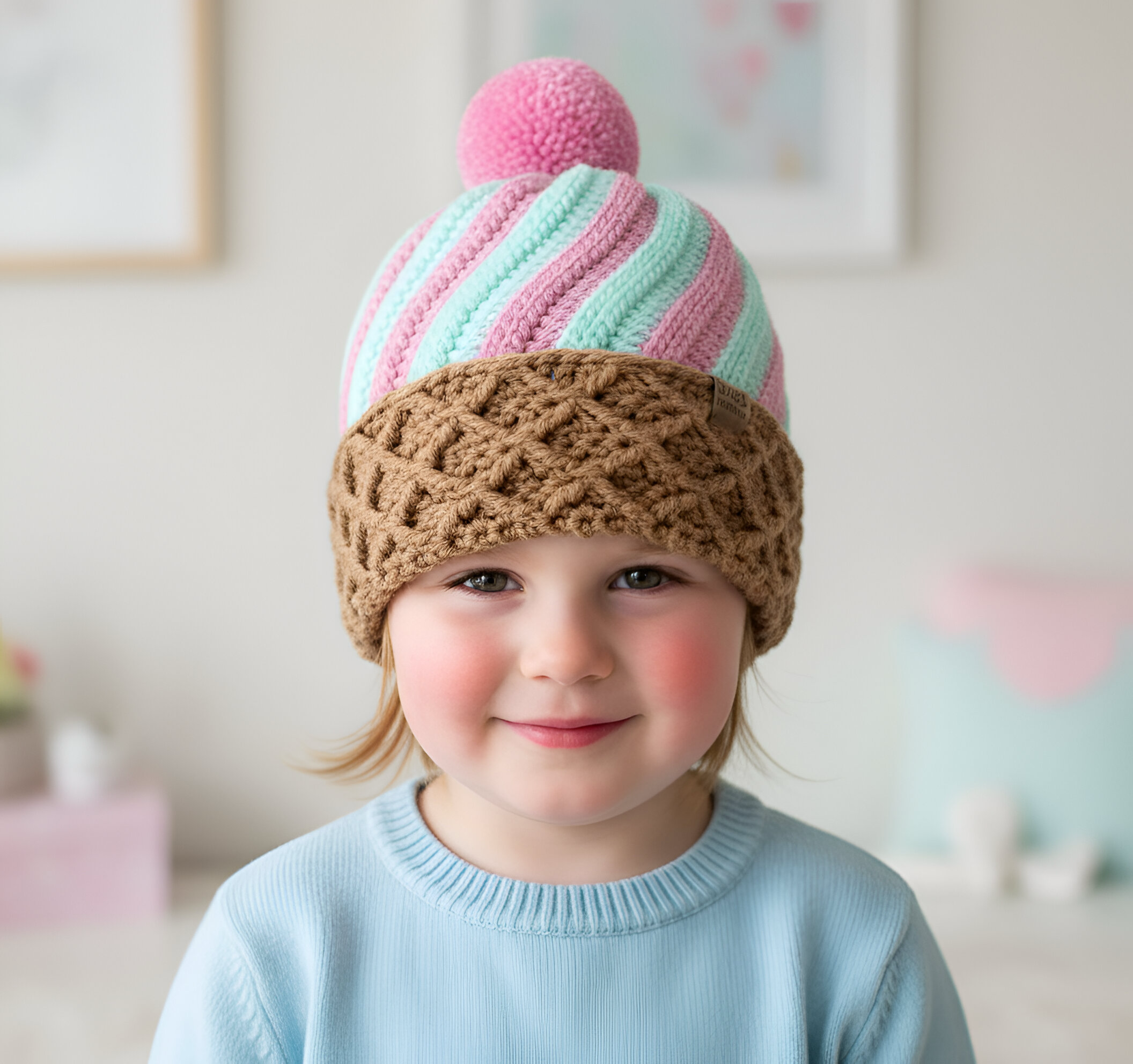 Ice Cream Hat | PDF Pattern | Crochet