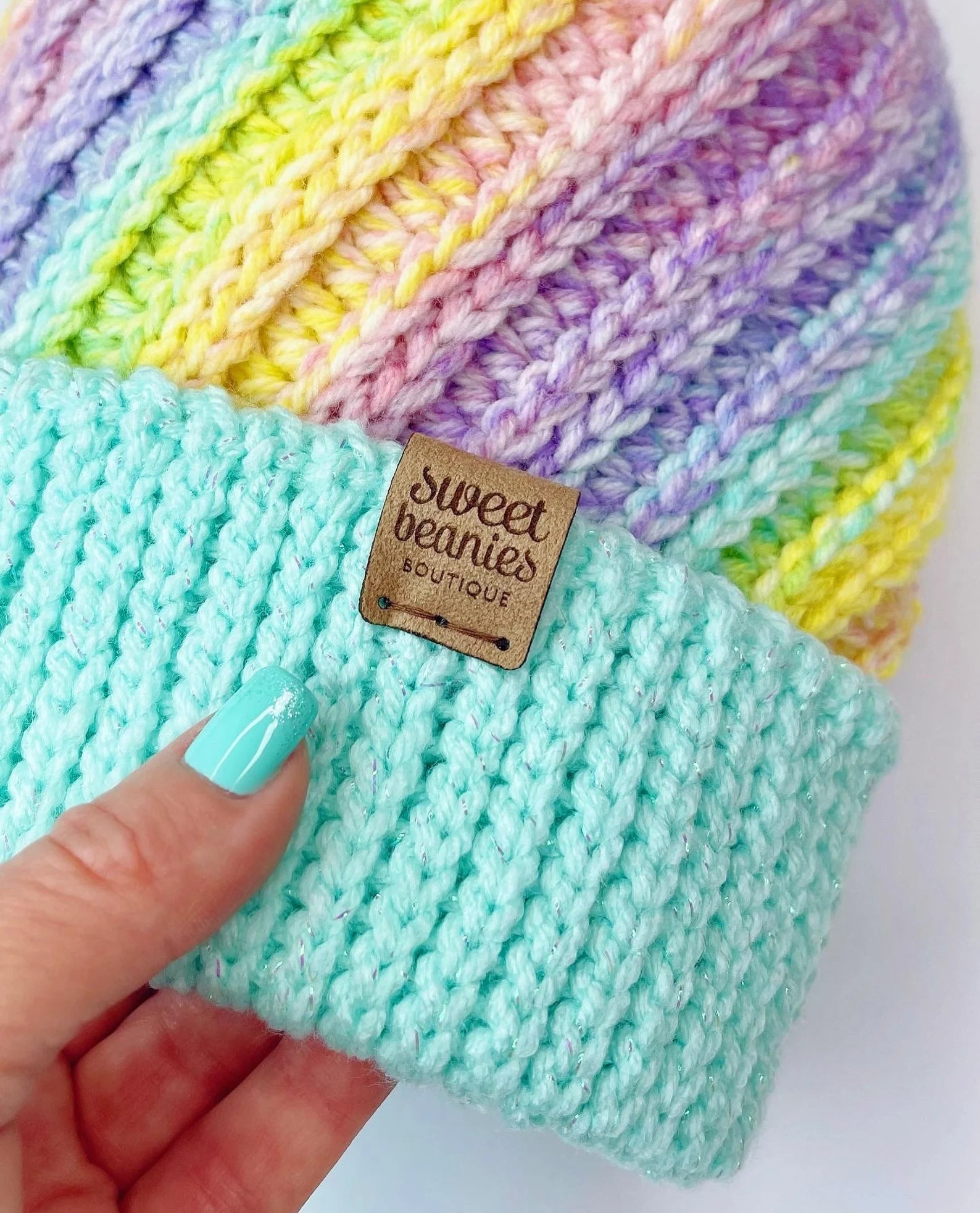 Candy Ripple Beanie | PDF Pattern | Crochet