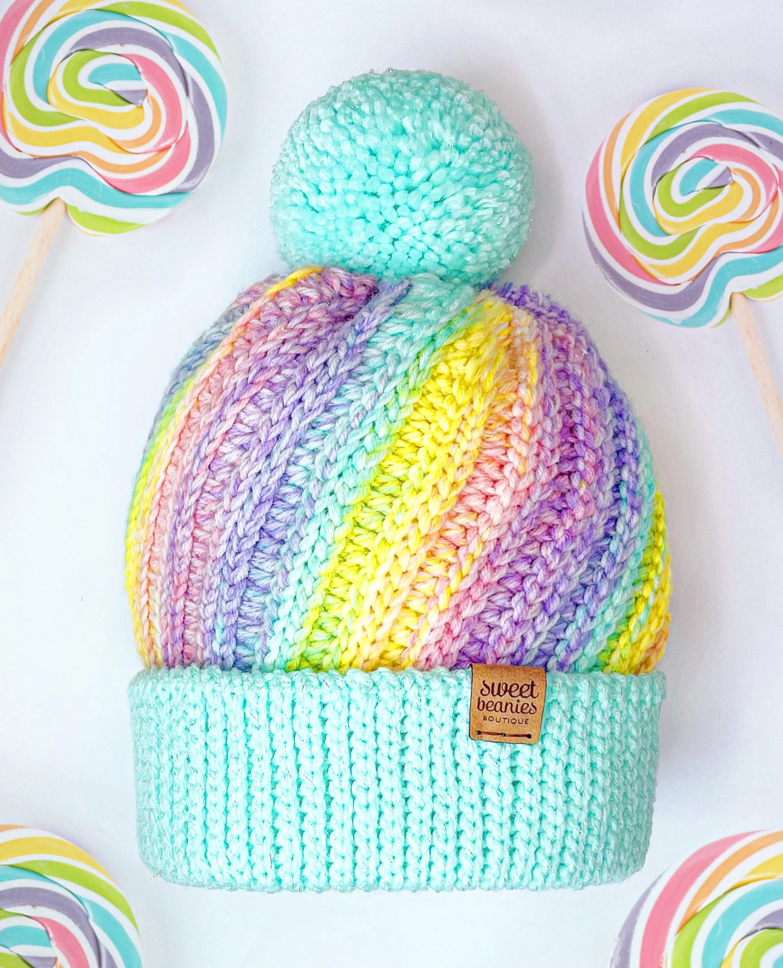 Candy Ripple Beanie | PDF Pattern | Crochet